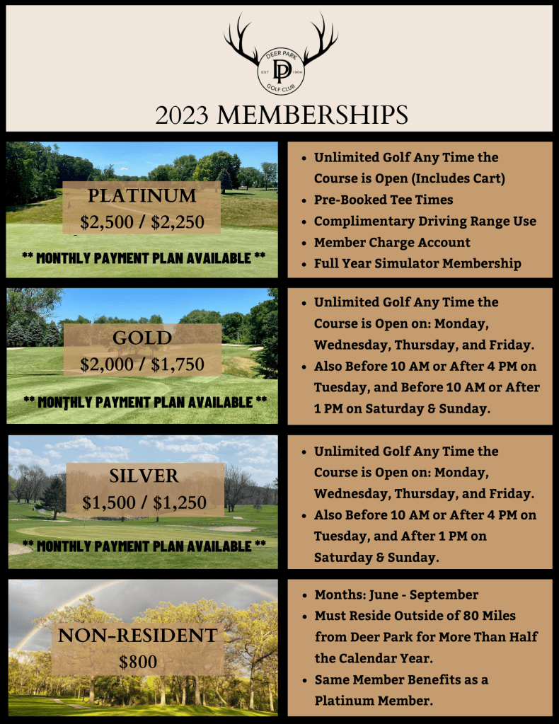 Membership - Deer Park Golf Club