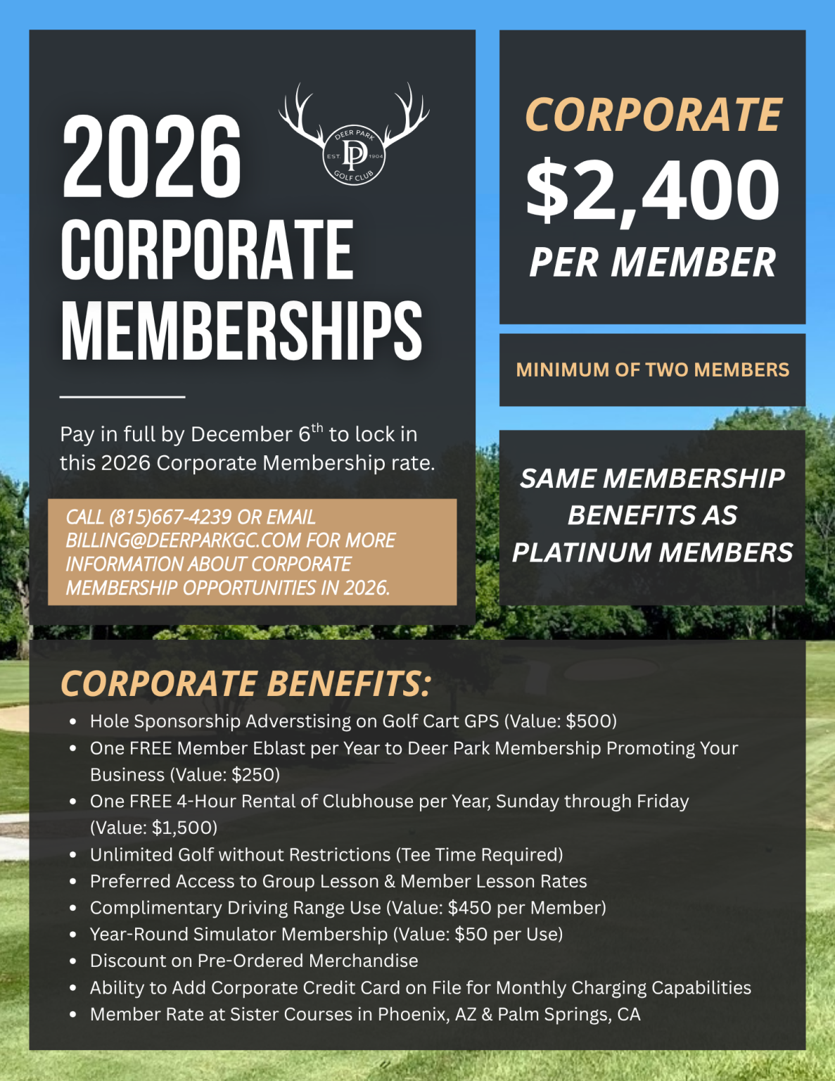 Corporate Membership Details
