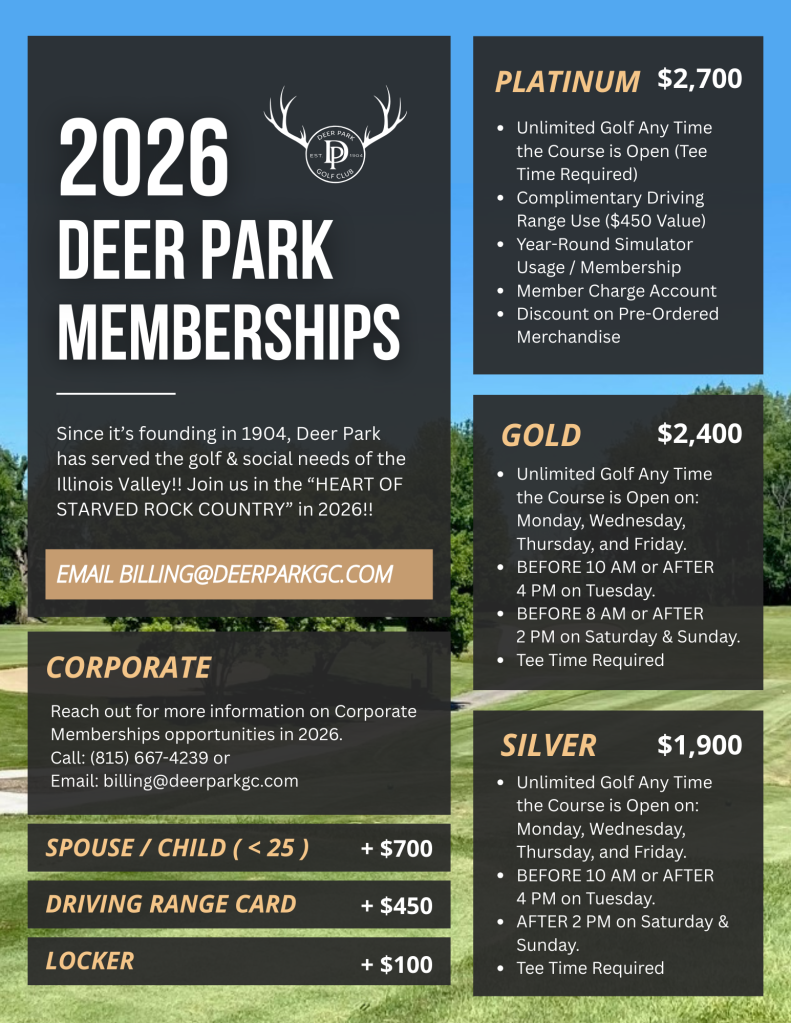 2026 Deer Park Memberships